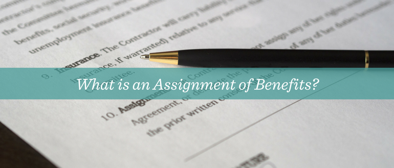 what's the meaning of assignment of benefits
